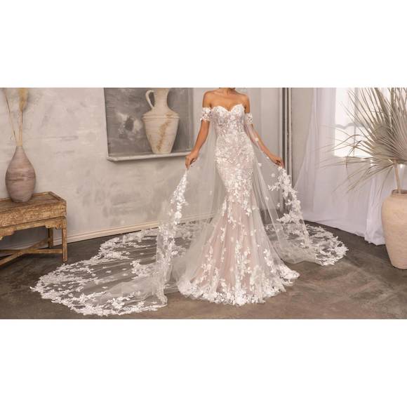 NEW IVOIRE BY KITTY CHEN hettie lane detachable sleeves dress in ivory  Dresses
